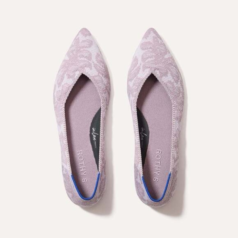 Retired Rothy's “The Point II” in Lilac Chantily